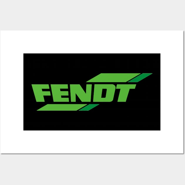 Fendt Tractors Logo green Wall Art by TractorsLovers